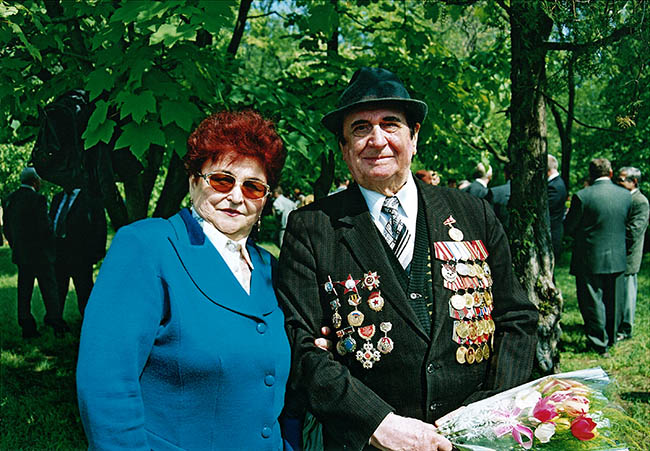 Рубашевский Давид Владимирович Ветеран ВОВ Волошин с супругой